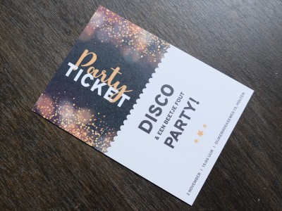 Uitnodiging Sabine en Bart