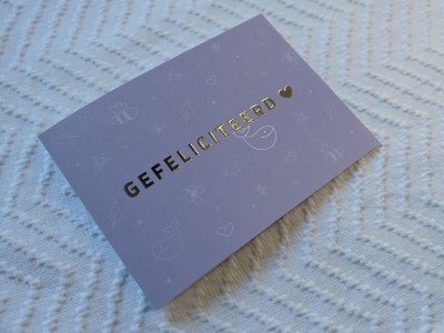 Wenskaart Gefeliciteerd